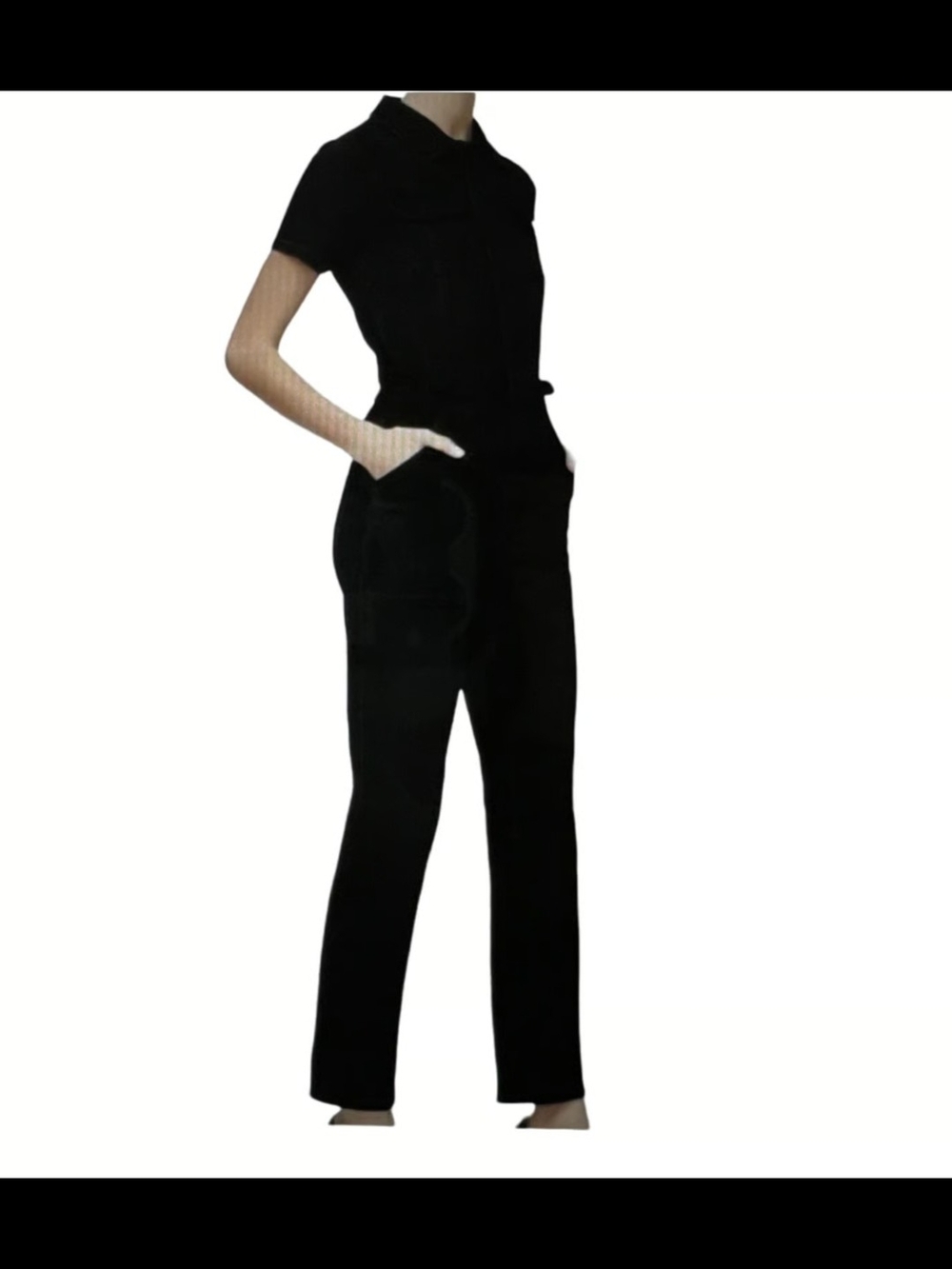 Young Fabulous & Broke Black Short-Sleeve Jumpsuit
